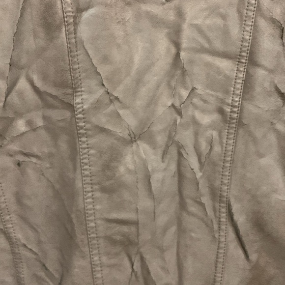 Xhiliration Jacket XXL in brown pleather looking material. - Picture 3 of 4